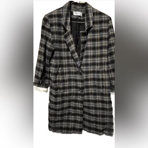 Vintage Women Dumas Wool Flannel Coat Estimated Size Large/XL